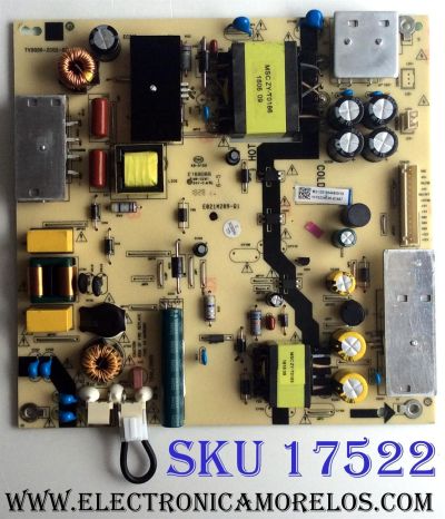 FUENTE DE PODER HITACHI / JVC TV5006-ZC02-02 / 1010234038 / 1010234038-02467 / M21/2010044900/10 / E168066 / E021M289-01 / KB-5150 / PANEL V500DJ6-QE1 / V500DJ7-QE1 /  MODELO 50C61 MT8GG / LT-50MAW595 / LT-50MAW500