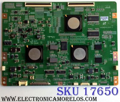 T-CON / MITSUBISHI / SAMSUNG LJ94-03662E / A200MB4C6L55V0.0 / PANEL LTA550HQ02 003 / MODELO LT-55265