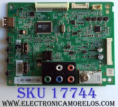 MAIN PARA TV TOSHIBA / NUMERO DE PARTE 431C8721L01 / 461C8721L01 / SR040T / VTV-L40617 REV:1 / 431C8721L01 REV:1B / 461C8721L01 REV:1B / PANEL V400HJ6-ME2 Rev.C1 / MODELOS 40L310U / 40L310U Rev.A