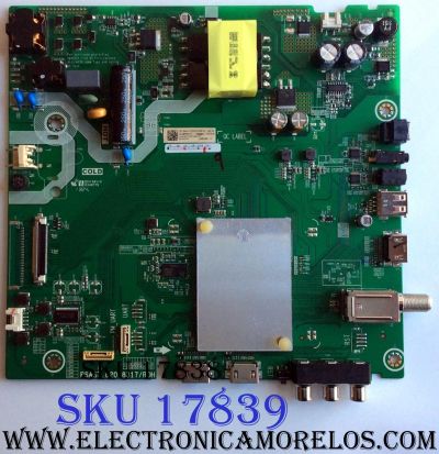 MAIN / FUENTE (COMBO) / HISENSE 233158A / RSAG7.820.8317/ROH / 233161A / 233158 / 233161 / HU40N2170MFWR / TM188730WG / 3TE40M182012 / PANEL JHD400N2F31-TXL2QL\S0\FM\ROH / 236022 / MODELO 40H4070E