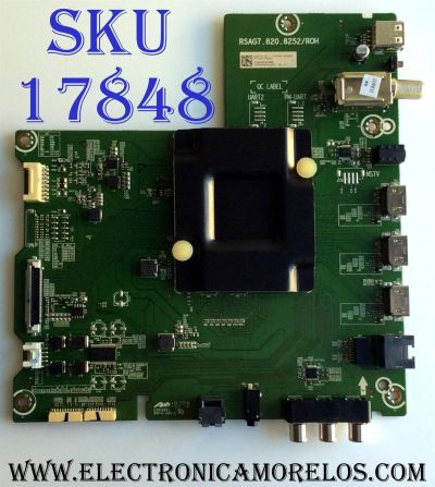 MAIN / HISENSE 239732 / RSAG7.820.8252/ROH / 233010 / HU65A6100UWR / ZTX187U54S0 / /B/1/3TE65G182685 / E303981 / PANEL / MODELOS 65R6070E / FH65R6E