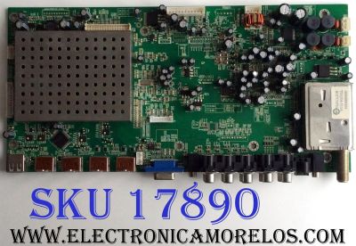 MAIN / SCEPTRE ETV5382 / EBD7.780.665 / HL090113 / VER:0.3 / E232205 / PANEL T460HW02 V.1 / MODELO X46BV-1080P