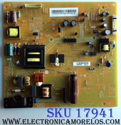 FUENTE DE PODER / BEST BUY / TOSHIBA PK101W1100I / UB-3101-2C REV:A / E301791 / PANEL C500LD-GF61 REV.01 / MODELO 50L420U