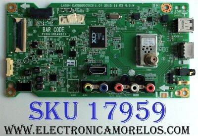 MAIN / LG EBU63575150 / EAX66950503 (1.0) / EAX66950503 / 63575150 / PANEL NC400DUE / MODELOS 40LH5300-UA.AUSJLJM / 40LH5300