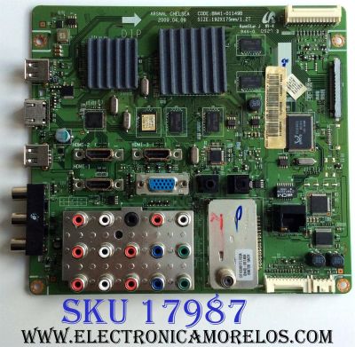 MAIN / SAMSUNG BN94-02588Y / BN41-01149B / BN97-03814A / PANEL LTF400HF11 A01 / MODELO LN40B640R3FXZA