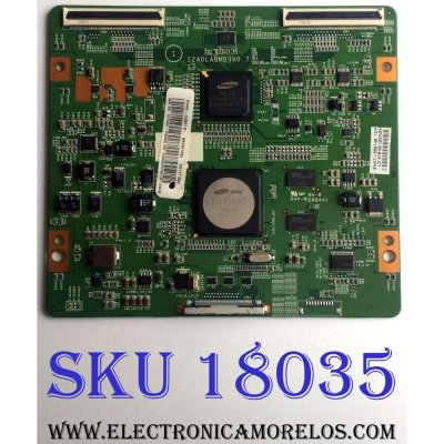 T-CON SAMSUNG BN95-00501B / S240LABMB3V0.7 / BN97-05814B / SUSTITUTAS BN96-16454A / LJ94-15941F / LJ94-15941J / BN95-00500A / BN95-00501A / BN96-19412A / PANEL`S LTJ550HQ13-J / MODELS UN55D8000 / UN55D7000 / UN55D7050 / UN55D7900 / UN55D7000LFXZA H303