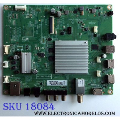 MAIN / INSIGNIA 756TXHCB01K0190 / XHCB01K019 / CBPRGSIKA2 / 756TXHCB01K019 / 715G8501-M0E-B00-005T / XHCB01K019010X / (X)XHCB01K019010X / BPRGSIKA2 / PANEL TPT500U1-QVN03.U REV:S5B0A / MODELO NS-50DR620NA18