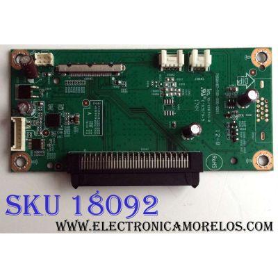 TARJETA INTERFACE / PHILIPS 715G6487-T0D-000-005I / E193079-9 / 715G6487 / PANEL TPT650HA-HVN14.U REV:5000C / MODELO 65BDL3000Q