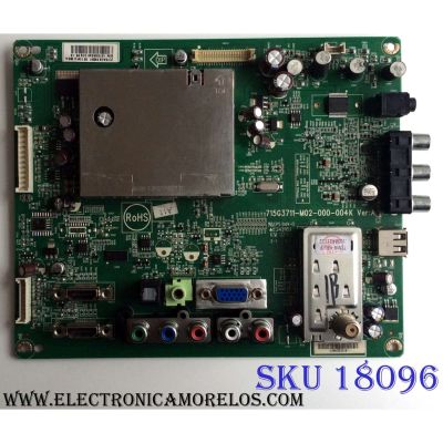 MAIN / VIZIO CBPFTXACB2K001 / TXACB2K001 / 715G3711-M02-000-004K / TXACB2K00109 / TXACB2K00106 / TXACB2K001 09 / TXACB2K001 06 / PANEL TPM185B1-L01 REV:C1N / MODELO M190VA