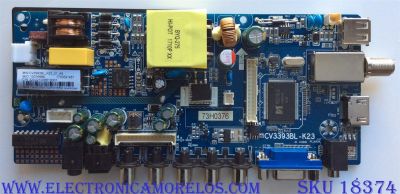 MAIN / FUENTE ( COMBO ) / ELEMENT 73H0376 / CV3393BL-K23 / 10016989 / CV3393BL_K23_21_A9 / 1703091457 / MODELO ELEFW248	