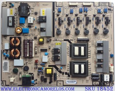 FUENTE DE PODER / INSIGNIA HPLD469A / 02422A / 043-530-8000 / 0435308000 / PANEL LTA460HF07 C01 / MODELOS NS-40E560A11 / NS-46E560A11 / LED40T28GP / LED46T28GP / LED55T18GP / NVU40FX5LS