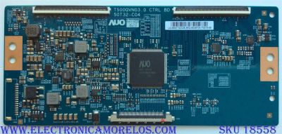 T-CON / INSIGNIA 55.50T32.C05 / T500QVN03.0 CTRL BD / 50T32-C04 / 5550T32C05 / PANEL TPT500U1-QVN03 REV:S0B0B / MODELO NS-50DR710NA17