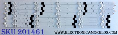 KIT DE LED´S PARA TV (10 PIEZAS) / SONY 17Y  60UHD B_Rev02_5LED_170309 / 17Y  60UHD A_Rev02_5LED_170209 / I1014 / FB232 / FC232 / 170309 / PANEL S600DUC-1 / MODELO KD-60X690E