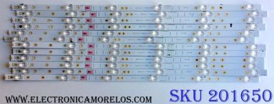KIT DE LED'S PARA TV (12 PIEZAS) / SHARP LB65073 / LB65073 V0 / E473485 / 1199800 / PANEL HD650S1U71 / HD650S1U71\S8\GM\CKD\ROH / MODELOS LC-65Q7300U / 65R6E