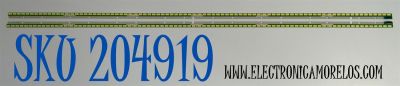 KIT DE LEDS ORIGINAL PARA TV LG 2 PIEZAS / NUMERO DE PARTE 6920L-0001C / 65" V14 ART TV REV0.5 1 L-TYPE / 65" V14 ART TV REV0.5 1 R-TYPE / PANEL LC650EQF / MODELO 65UB9500