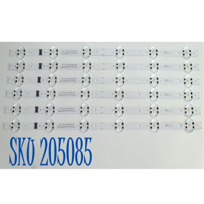 KIT DE LEDS ORIGINAL PARA TV LG 6 PIEZAS / NUMERO DE PARTE EAV65034001 / SSC_Y21 SLIM TRIDENT 50NANO75_S / SSC_Y21 SLIM TRIDENT 50NANO75_INX_PTN0.6_REV00_201206 / INX 500K6_T / PANEL NC500TQG-VXKP1 / MODELO 50NANO77SRA / 50NANO80TSA / 50NANO75SQA