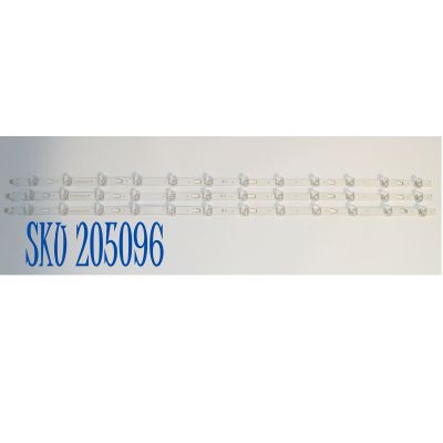 KIT DE LEDS ORIGINAL PARA TV SAMSUNG 3 PIEZAS / NUMERO DE PARTE 261501010088 / 30-20-OD23-3X12-966X12.5-221018-2.3 / 30-20-0D23-3X12-966X12.5-221018-2.3 / VN7R01350Y21100 / MODELO UN50TU8000FXZA / UN50TU8000FXZA LA09
