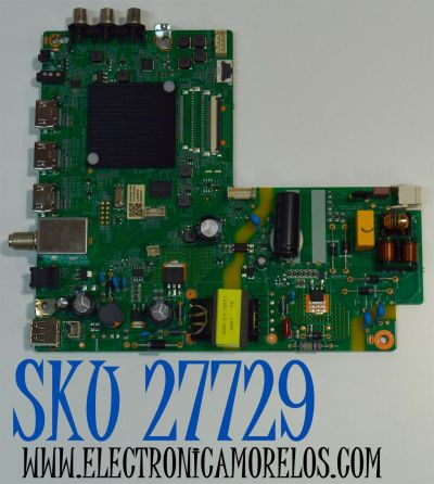MAIN FUENTE COMBO ORIGINAL PARA TV ONN ROKU / NUMERO DE PARTE 515CT9501M26 / AMT9501-ZC01-01 / M26/9548-04590 / 2130006799 / M25009-MT / PANEL V320BJ9-Q01 / DISPLAY V320BJ9-Q01 REV.C1 / MODELO 100012589 32"