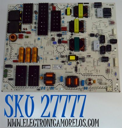 FUENTE DE PODER ORIGINAL PARA TV SONY / NUMERO DE PARTE 101359112 / 101397121 / APS-443(CH) / APS-443 / 101359112-22112009005-B / PANEL YDCS075MES02 / DISPLAY ST7461D02-K VER.2.1 / MODELO XR-75X93L / XR75X93L