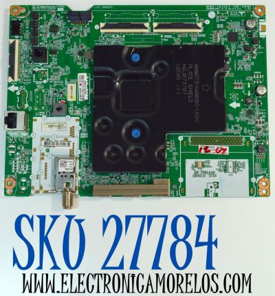 MAIN ORIGINAL PARA TV LG 4K UHD HDR SMART TV / NUMERO DE PARTE EBT67238406 / EAX69581205 / EAX69581205(1.0) / 67238406 / 36624843 / PANEL NC750TQG-VCKH3 / DISPLAY ST7461D01-8 VER.2.1 / MODELO 75UQ8000AUB / 75UQ8000AUB.AUSCLKR