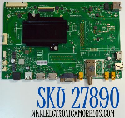 MAIN ORIGINAL PARA TV RCA 4K UHD HDR / NUMERO DE PARTE PB19050141 / 5800-A9M02B-0P10 / PB19050141-34887 / PANEL CC575PU1L / DISPLAY CC575PU1L 01 / MODELO RHOS581SM-D