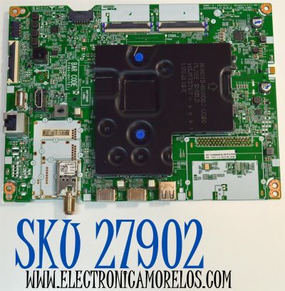 MAIN ORIGINAL PARA TV LG 4K UHD HDR SMART TV / NUMERO DE PARTE EBT67578502 / EAX70043606 / EAX70043606(1.3) / 67578502 / PANEL NC750TQG-ABKHG / DISPLAY HV750QUB-F9E / MODELO 75UR8000AUA / 75UR8000AUA.BUSFLKR