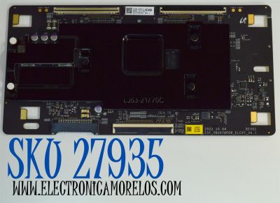 T-CON ORIGINAL PARA TV SAMSUNG / NUMERO DE PARTE BN96-55775A / 23Y_VBUATPOR_ELCVT_V0.1 / LJ94-50872F / QAC650AE01-A01 / BN9655775A / LJ9450872F / PANEL CY-AC065FLLVDH / CY-AD065FMLV6H / MODELO QN65S90CDFXZA FB02 / QN65S90DDFXZA FF01