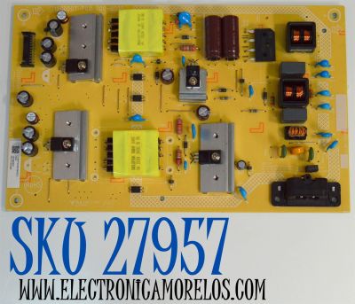 FUENTE DE PODER ORIGINAL PARA TV VIZIO / NUMERO DE PARTE ADTVO1810AOICU / 715GD507-P02-000-B03S / (U)ADTVO1810AOICU / 1810AOICU / PANEL TPT430WR-QVN03.U / DISPLAY T430QVN03.T / MODELO VQD43M-0801 / VQD43M-0801 LTPWV5JB