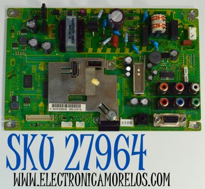 MAIN FUENTE COMBO ORIGINAL PARA TV SANSUI / NUMERO DE PARTE CAF1I36031 / CMM247B / NTSC / CAF1I36031(3RC-30W) / PANEL V236BJ1-P01 / DISPLAY V236BJ1-P02 REV.C1 / MODELO SLED2400