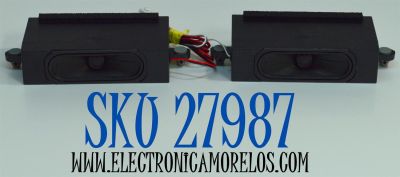 KIT DE BOCINAS ORIGINAL PARA TV VIZIO 2 PIEZAS / NUMERO DE PARTE 1023482 / VT1023482 / B449 / B449-BA020 / MODELO M65Q6-L4 / M65Q6-L4 LBVR7PB