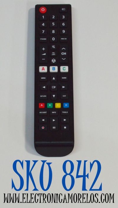 CONTROL REMOTO ORIGINAL INSIGNIA PARA TELEVISORES SAMSUNG / NUMERO DE PARTE NS-RMTSAM21 / 21H02K / S3F80PBXAH-C0CB / SRC-5006 / URC4810 / URC4910