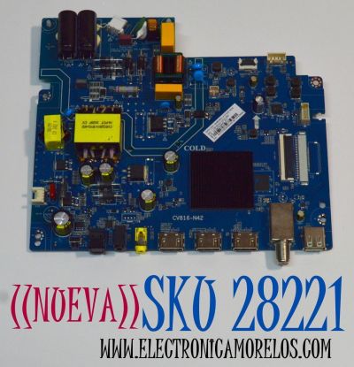 MAIN FUENTE COMBO ORIGINAL NUEVA PARA TV WESTINGHOUSE / PHILIPS / FULL HD ROKU TV / NUMERO DE PARTE 02-3MT816A42-J01T / CV816-N42 / 7.D816N4212000.3B3 / V8-MR16K01-LF1V1516 / MODELO WR43EX2300 / 43PFL4775/F7 / 43PFL4775/F7A CC2