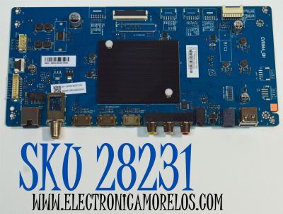 MAIN ORIGINAL PARA TV DAEWOO 4K UHD HDR ROKU TV / NUMERO DE PARTE 9011-240028-WD2011UK / CVR964_QH / 7.TR964QH11000.0A0 / JRX09011RA / 2480200558 / MODELO DAW70UR