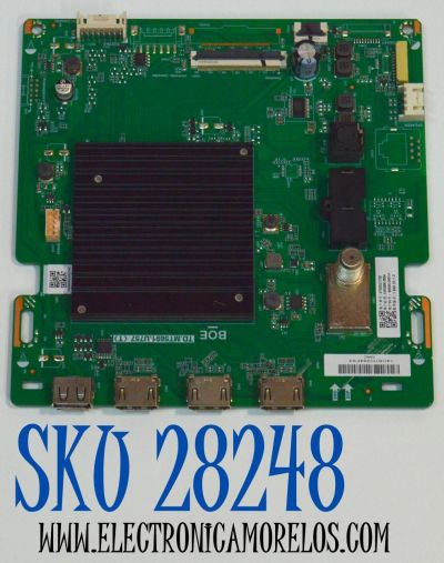 MAIN ORIGINAL PARA TV VIZIO 4K UHD HDR SMARTCAST / NUMERO DE PARTE 60000-00014 / TD.MT5691.U757 (T) / 4700021728 / N24040052 / PANEL BOEI650WQ1 / DISPLAY HV650QUB-F72 / MODELO V4K65M-0804 / V4K65M-0804 LBVF5JA