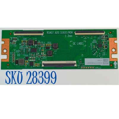 T-CON ORIGINAL PARA TV HISENSE / NUMERO DE PARTE 431227 / RSAG7.820.51831/ROH / 413899 / H41802PNX39A1 / PANEL HD500H1U51-T0L9\ROH / DISPLAY T500QVN04.1 / MODELO 50QD65QV / 50QD65QV 50Q60QUV